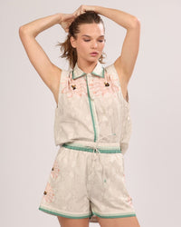 Camisa de Poplín Skin Flower