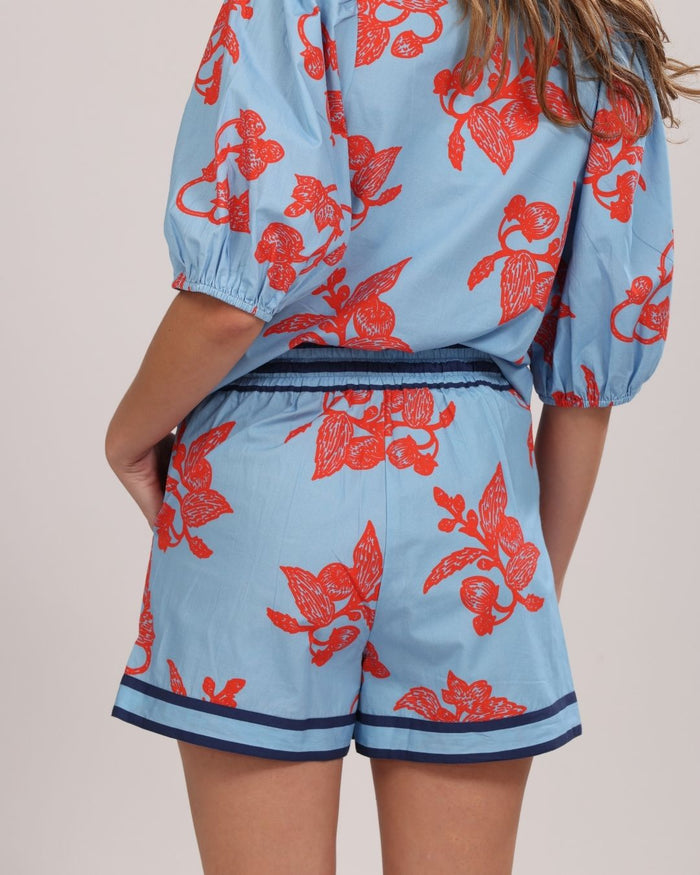 Short Poplín Fragola Light Blue
