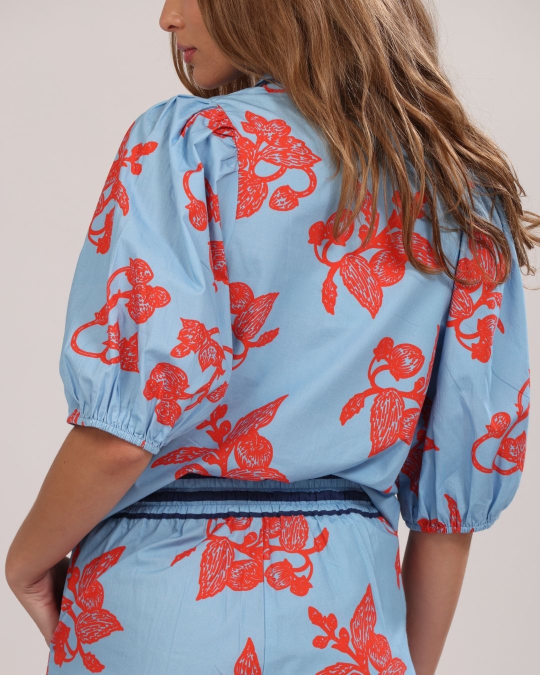 Camisa de Poplín Fragola Light Blue