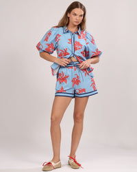 Short Poplín Fragola Light Blue