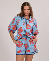 Camisa de Poplín Fragola Light Blue