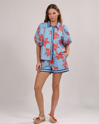 Camisa de Poplín Fragola Light Blue