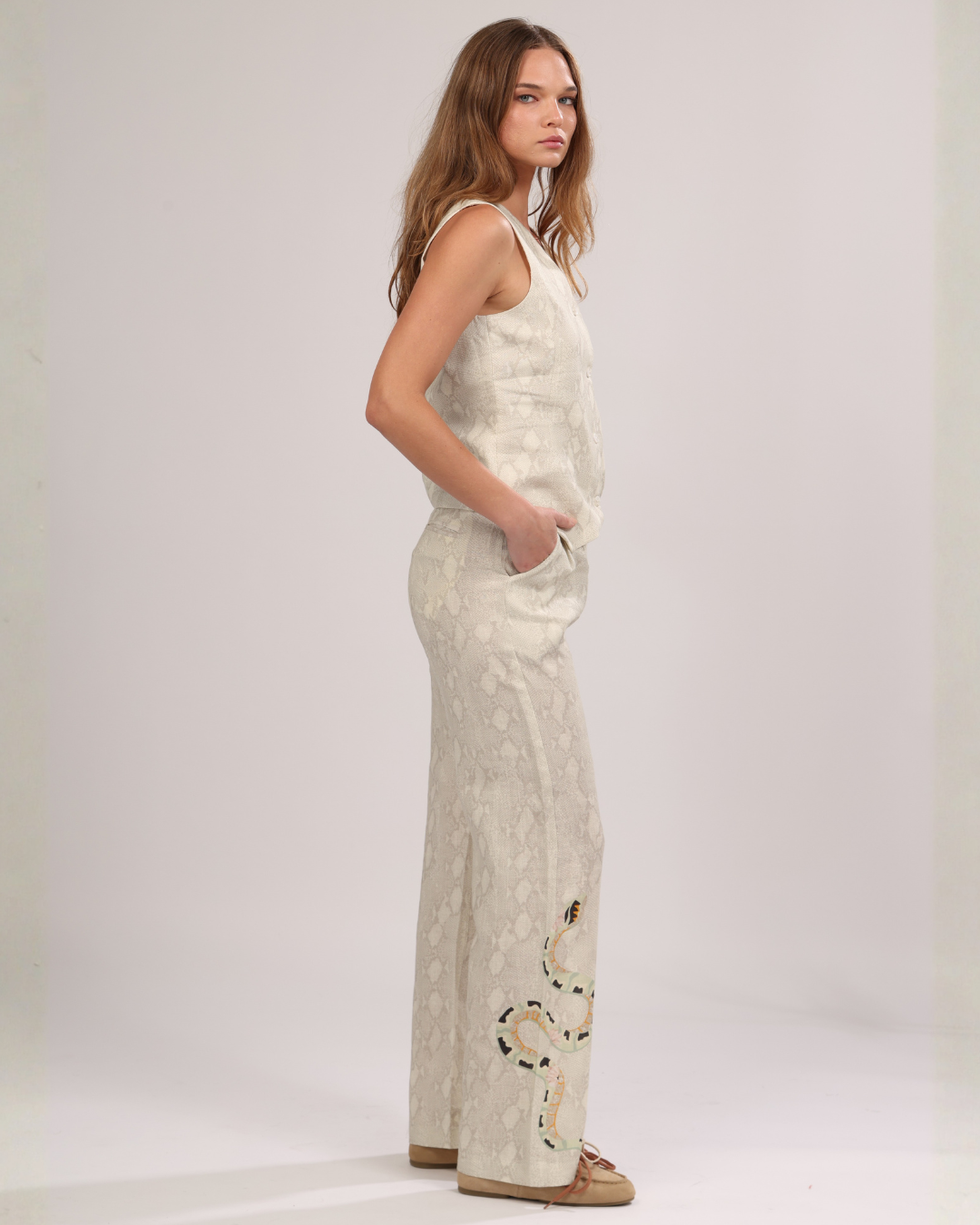 Pantalón Snake Skin