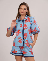 Camisa de Poplín Fragola Light Blue