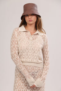 Sweater Camel Tejido