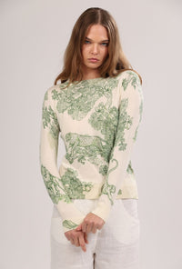 Sweater de Cashmere Africa Green