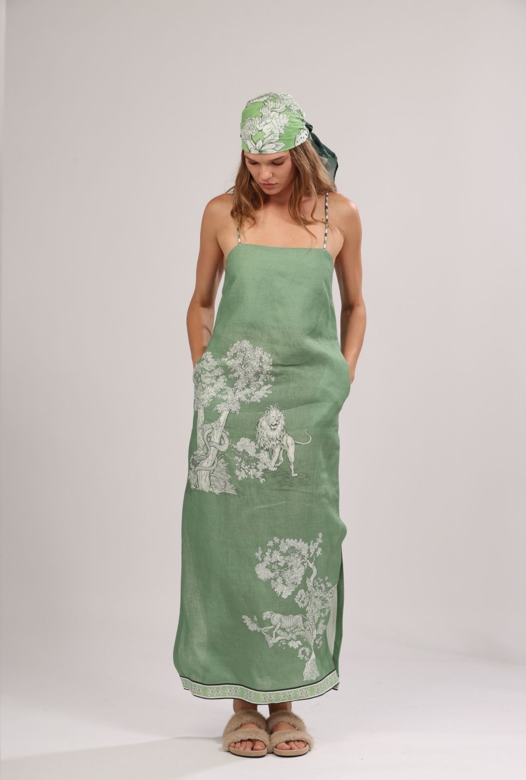 Vestido Largo Africa Green