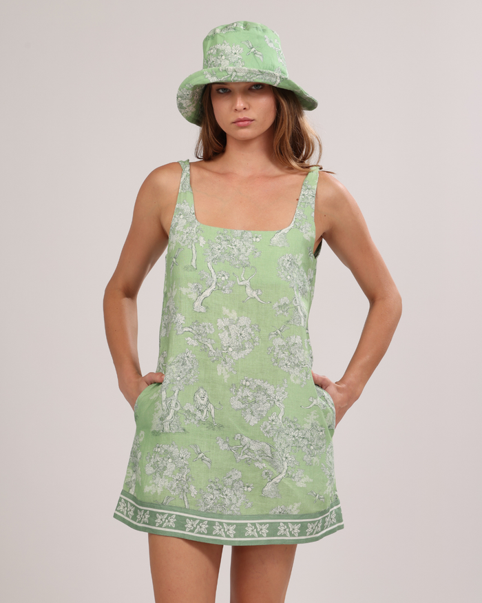 Vestido Corto Africa Green