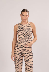 Top Feline Denim