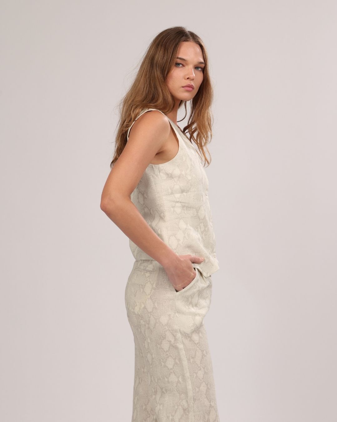 Chaleco Snake Skin