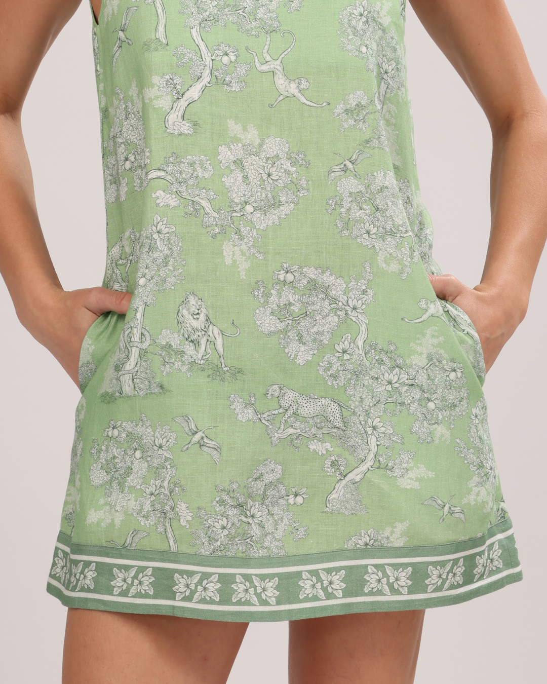 Vestido Corto Africa Green