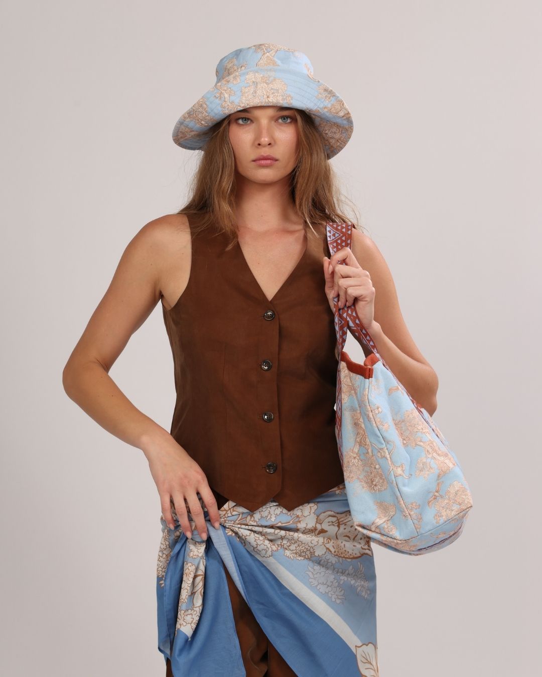 Pañuelo Africa Light Blue
