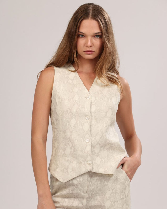 Chaleco Snake Skin
