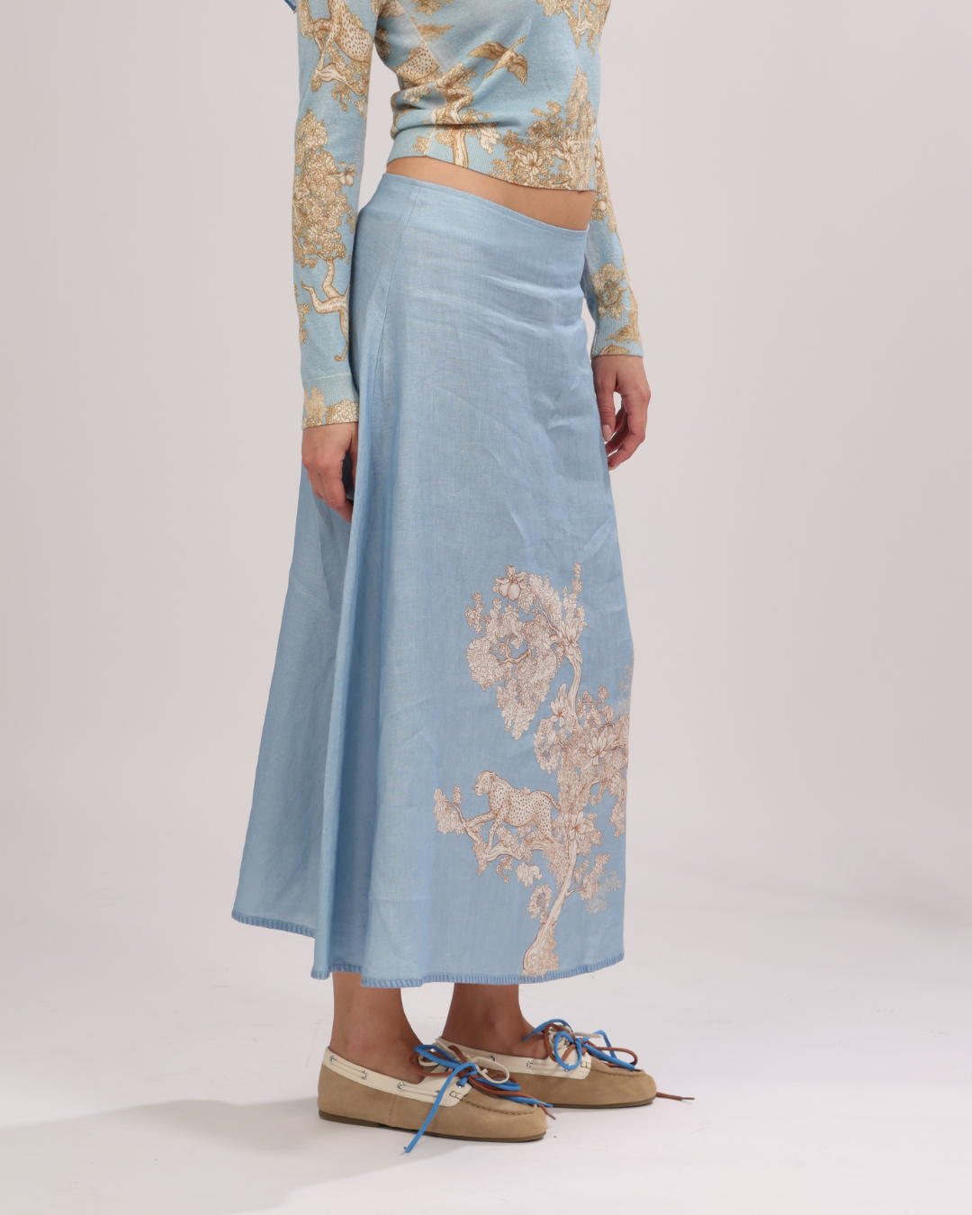Falda Africa Blue