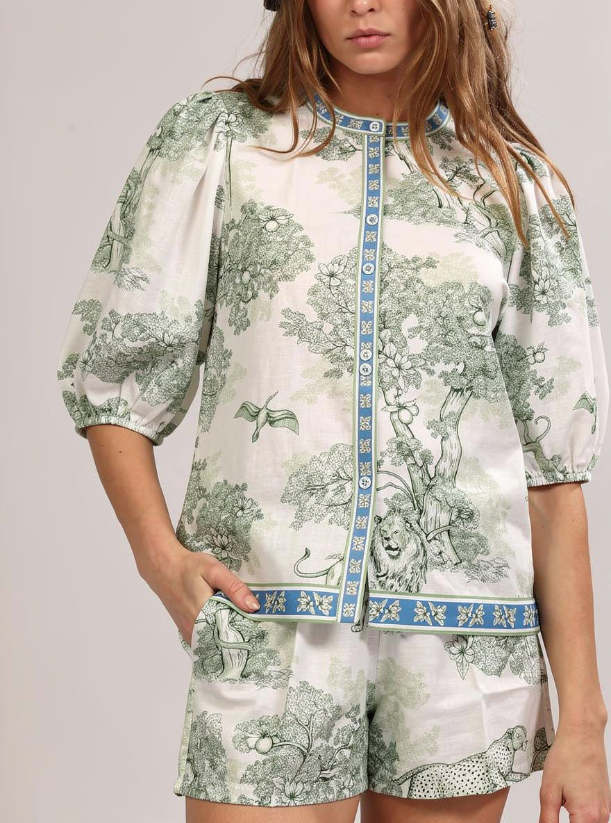 Camisa Balloon Africa Green