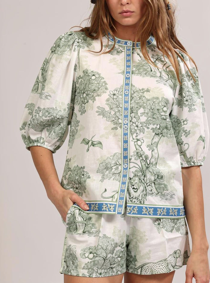 Camisa Balloon Africa Green